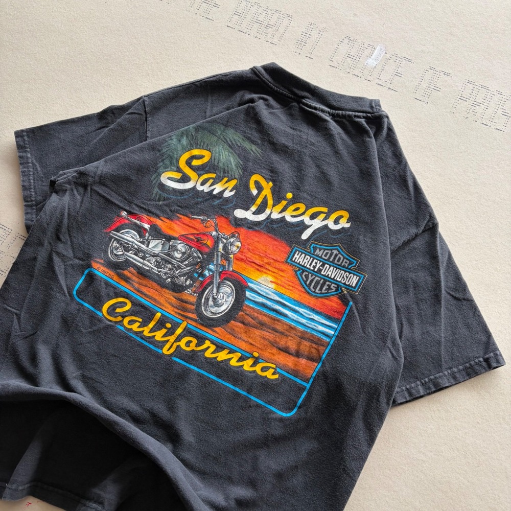 Vintage 90s Harley Davidson San Diego California T-shirt